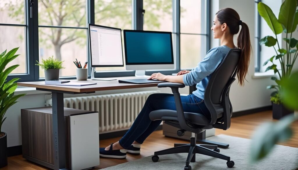 découvrez comment optimiser votre ergonomie en télétravail grâce à des réglages simples de votre écran et de votre chaise, réalisables en seulement 10 minutes. améliorez votre confort et prévenez les douleurs rapidement !