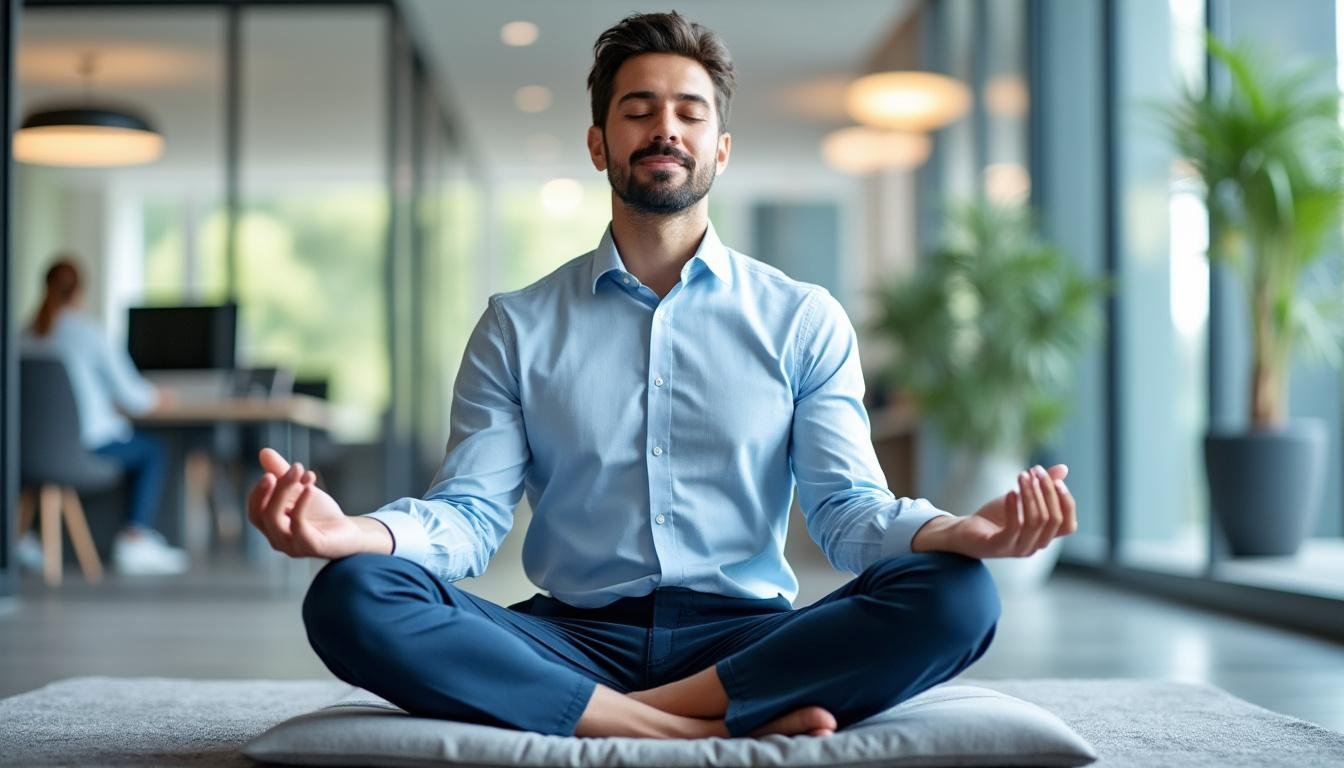 découvrez des scripts audio guidés pour pratiquer la méditation en seulement 5 minutes au bureau et profitez d'une pause détente pour améliorer votre bien-être et votre concentration au travail.