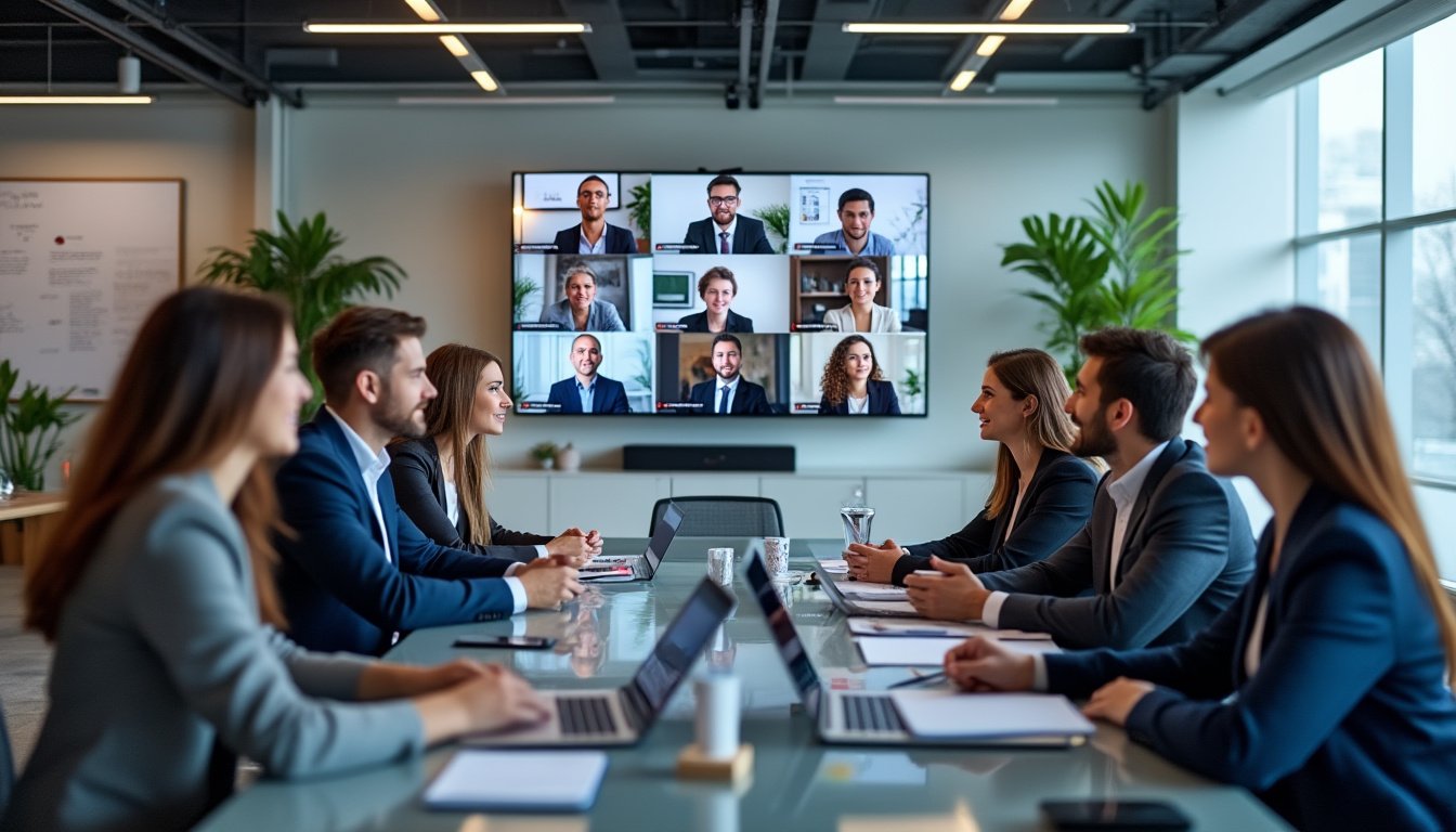 découvrez les dernières tendances des réunions hybrides : nouveaux formats, outils essentiels et analyse des coûts pour organiser efficacement vos réunions combinant présentiel et distanciel.