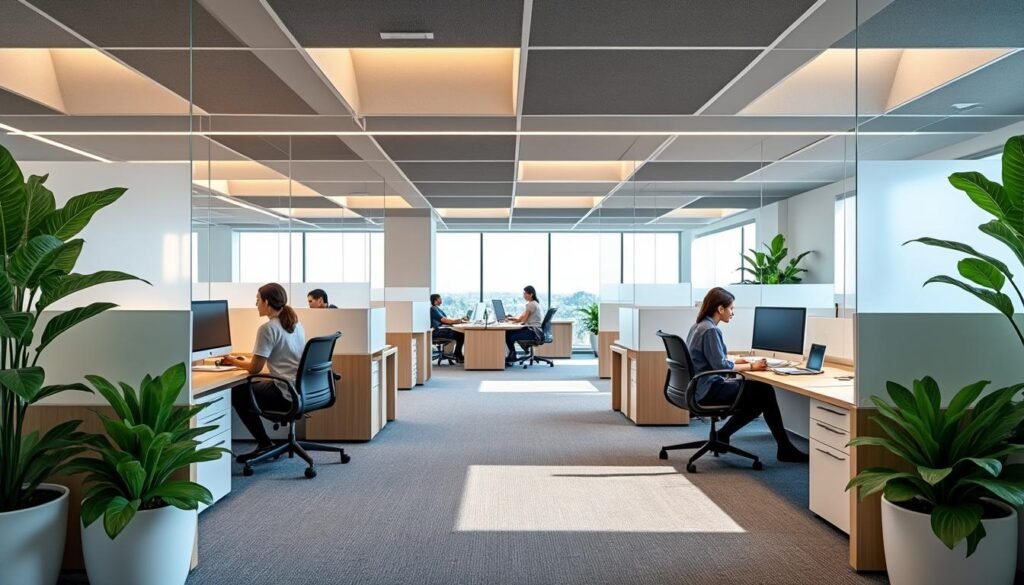 découvrez les normes acoustiques essentielles pour les open spaces et explorez des solutions efficaces pour améliorer le confort sonore au bureau.