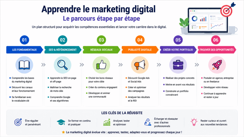 Apprendre le marketin digital